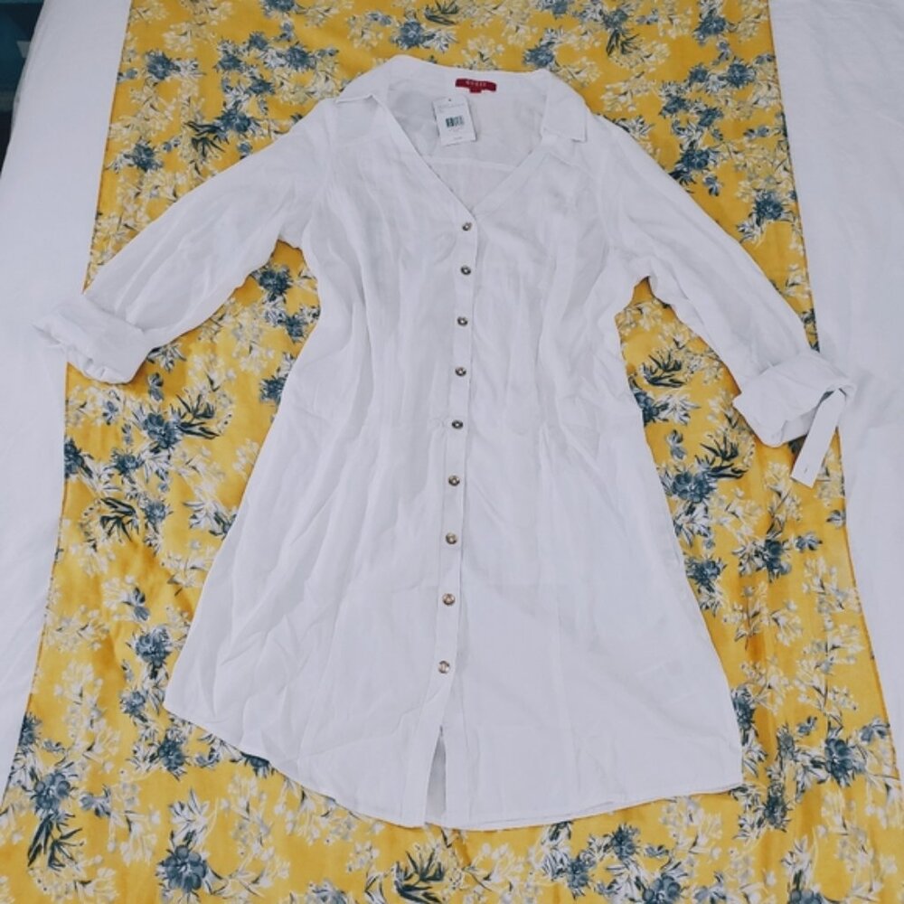 NWT Guess Los Angeles Challis Dress Robe
